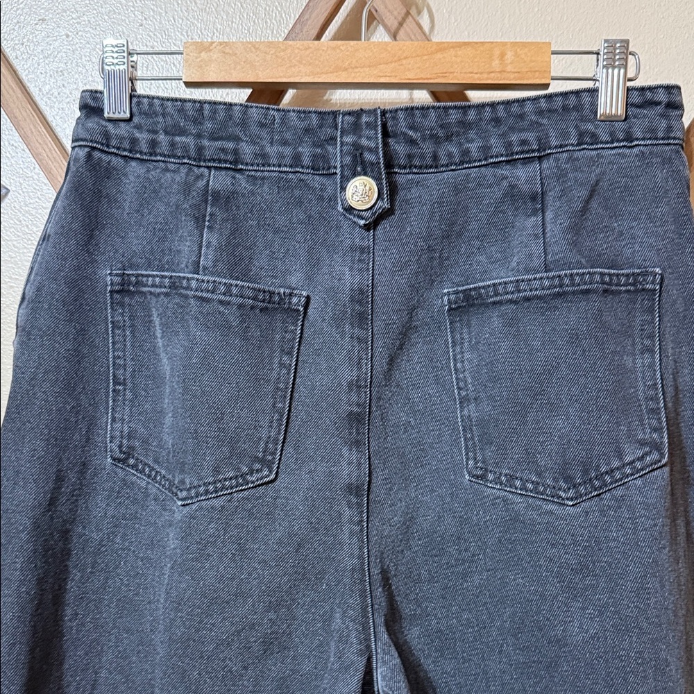 Vestique Charcoal Wide-Leg Jeans - Picture 8 of 8